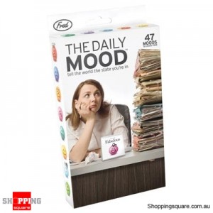The Daily Mood Flip Chart By Fred & Friends- Tell the World the State you're in!