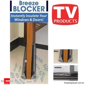 Twin Cold Breeze Blockers For Doors and Windows 