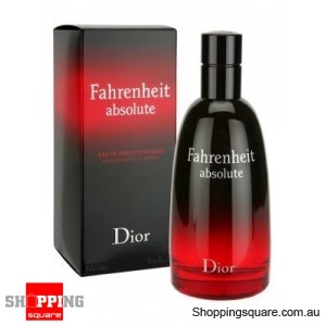 Fahrenheit Absolute 100ml EDT by Christian Dior Intense Spray For Men