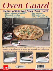 Non-Stick Oven Guard For Clean Cooking 
