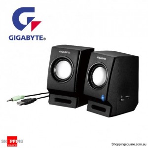 Gigabyte 4w RMS 100-20khz USB power 3.5mm Stereo input speaker