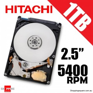 Hitachi 1TB 2.5" SATA Internal Hard Drive 5400rpm 0J22413
