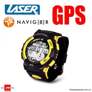 Laser Navig8r GPS sports watch with Google Map tracking