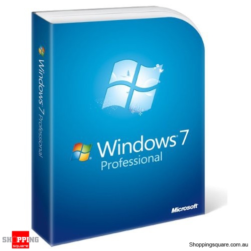 Microsoft Windows 7 Professional English DVD Retail Package