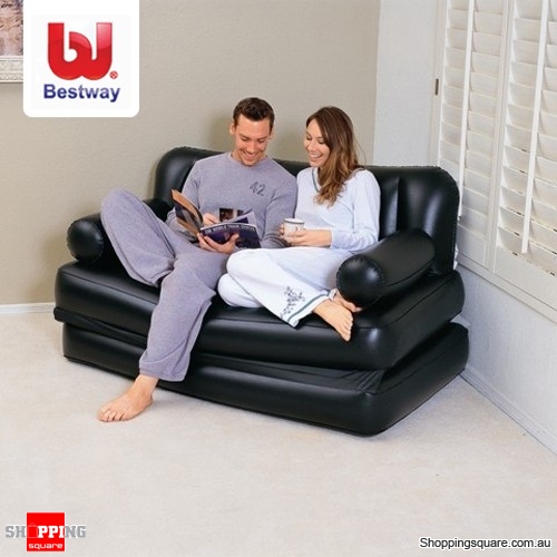 Bestway 5 in 1 Inflatable Double Mutifunctional Couch Air Sofa with Pump