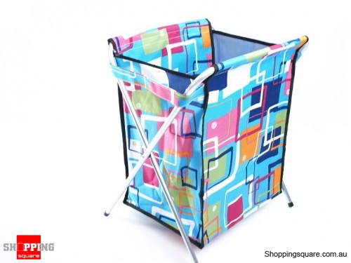 Foldable Styling Aluminium Pipe Laundry Hamper With Lid 