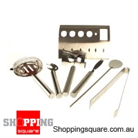 Stainless Steel 6 Pieces Bar Tool Accessory Set