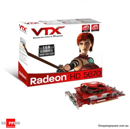 VTX ATI Radeon HD5670 DVI/HDMI 1GB Video card