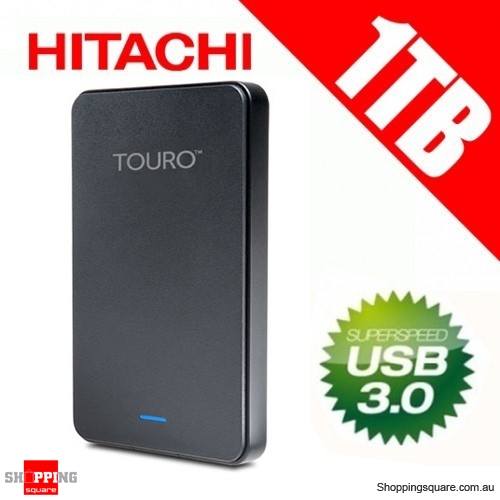 Hitachi Touro Mobile MX3 1TB USB 3.0 Portable Hard Drive 2.5" External HDD, USB Powered 0S03803
