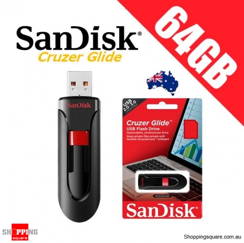 SanDisk Cruzer Glide 64GB USB Flash Drive Pendrive Memory Stick