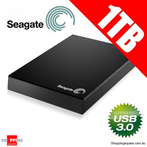 Seagate Expansion 1TB USB 3.0 Portable 2.5'' Hard Drive, External HDD - STBX1000301 - DS