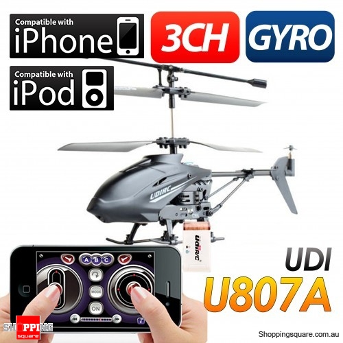 Remote Control Helicopter for iPod iPhone & iPad, 3CH with Gyro