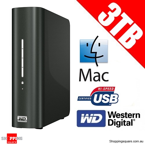 Western Digital My Book for Mac 3 TB External hard drive ( Desktop ) USB 2.0