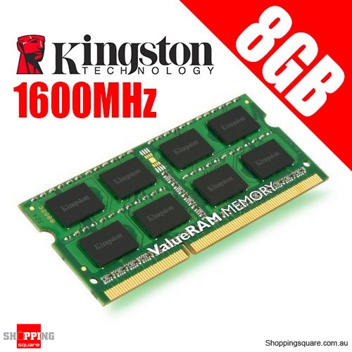 Kingston KVR16S11/8 8GB 2Rx8 1G x 64-Bit PC3-12800 CL11 204-Pin SODIMM Laptop Ram