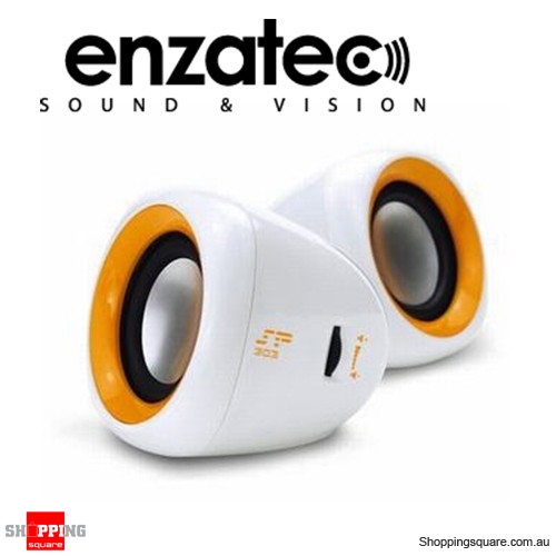 Enzatec SP303 2.0 Speaker 2x2W 3.5mm Plug Powered by USB