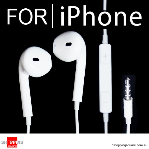 Earphone Earpods Remote MIC For Apple IPHONE 5 4S 4 Ipod Touch New IPAD 3 4 Mini