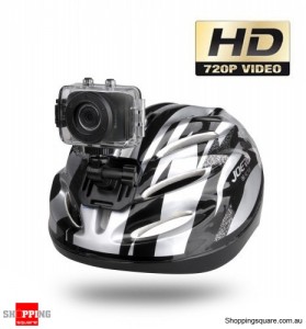 HD Pro Waterproof Helmet Sports Action Camera, Digital Video Camcorder GO Action - Black