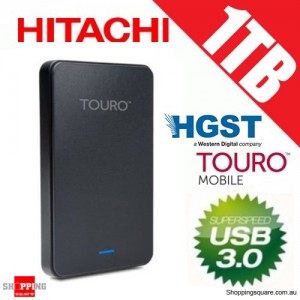 Hitachi HGST 1TB TOURO Mobile 0S03460/0S03469 USB 3.0 2.5 Portable Hard Drive