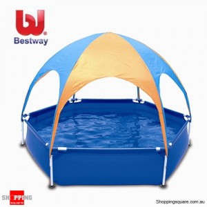 Bestway 8FT Play Pool with UV Careful 40+ UPF Splash-in-Shade Water Set