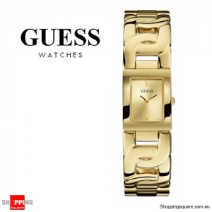 Guess Women's Jewelry Gold Chained Ladies Watch 