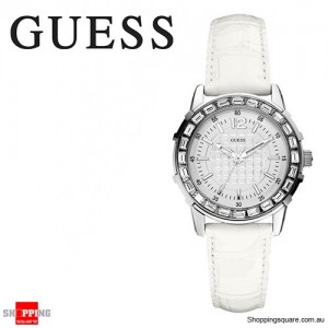 Guess Ladies Stainless Steel Crystal Analog Watch