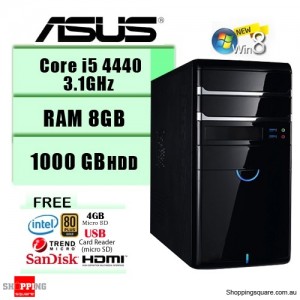Asus Haswell Core PC / I5 4440 3.1 GHz 8GB Ram 1TB HDD USB3.0 Win 8 / Intel 4th Generation