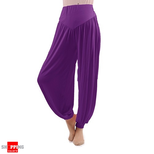 Women Boho Harem Pants Yoga Trousers Size 12 Purple Colour - Online ...