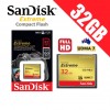 SanDisk Extreme Compact Flash 32GB Memory Card 120MB/s for DSLR Digital Camera FHD