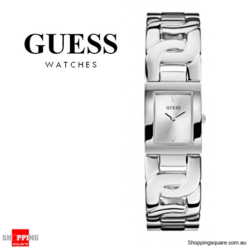 Guess Women's Jewelry Silver Chained Ladies Watch