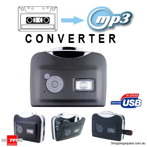 Portable Cassette To MP3 Converter, Tape to USB Drive - No PC Required