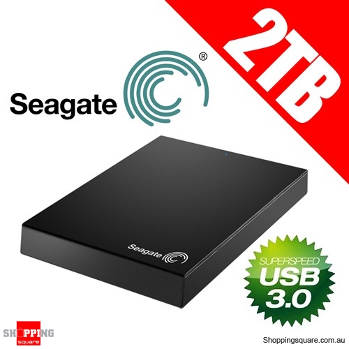 Seagate Expansion 2TB USB 3.0 Portable 2.5'' Hard Drive, External HDD - STBX2000401 