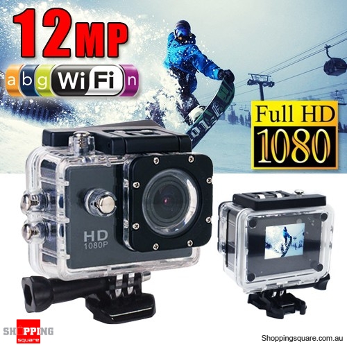 GoAction SJ4000 WiFi Full HD 1080P 12MP Waterproof Sports Action Camera Pro DV Black Colour