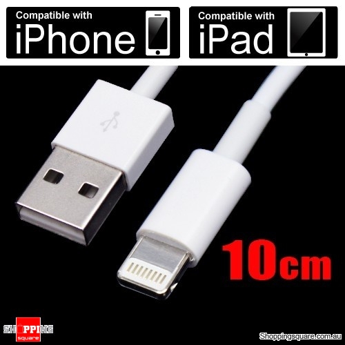 10CM 8Pin Lightning USB Data Charger Cable for iPhone 13 12 11 XR XS Max X 8 7 SE