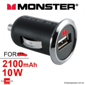 Monster Mobile® PowerPlug USB 600 Car Charger CCHGR-1 