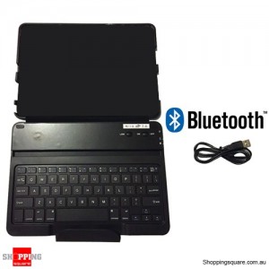 Zest Keys Folio Style Cover with Bluetooth Keyboard Black