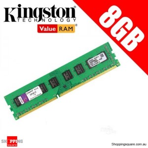 Kingston KVR16N11/8 8GB 2Rx8 1G x 64-Bit PC3-12800 CL11 240-Pin DIMM Ram Memory