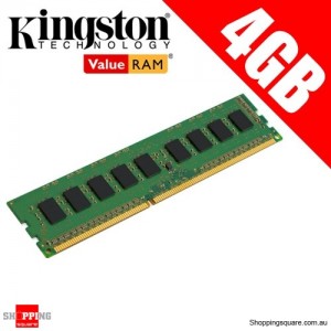 Kingston KVR16LN11/4 4GB 1Rx8 512M x 64-Bit PC3L-12800 CL11 240-Pin DIMM Ram Memory