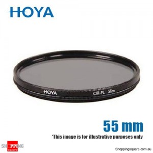 Hoya CIR-PL Circular Polarising Slim Frame Filter 55mm