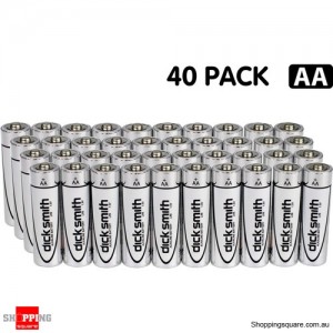 DS Alkaline Battery AA 40pk Pack