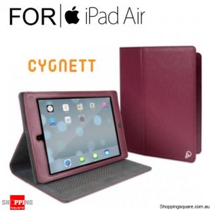 Cygnett Archive Classic Folio Case Burgundy Colour for iPad Air