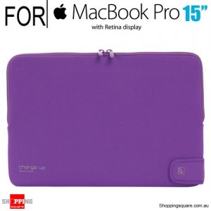 Tucano CHARGE_UP 15 for Macbook Pro/Retina 15 Inch Purple Colour