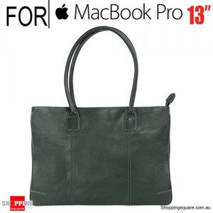 Tucano One Premium Tote Real Leather Bag Green for Macbook Pro 13 Inch and Ultrabook