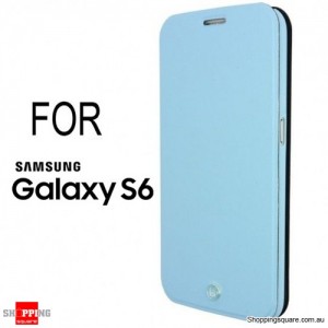 Uunique London Samsung Galaxy S6 Folio Hard Shell Blue Colour