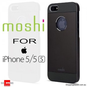 Moshi iGlaze Armour Premium Aluminum Case Black Colour for iPhone 5/5s