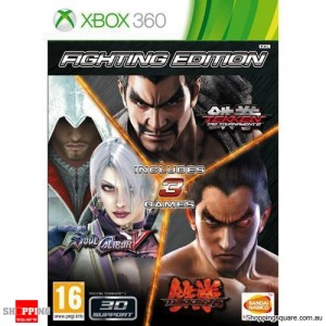 Fighting Edition: Tekkens 6 + Tekken Tag Tournament 2 + Soul Calibur V - Xbox 360