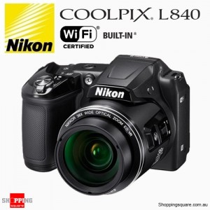 NIKON Coolpix L840 16MP Digital Camera 38x Optical Zoom