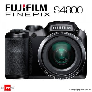 Fujifilm Finepix S4800 Digital Camera 16MP 30x Optical Zoom 3.0 Inch Display