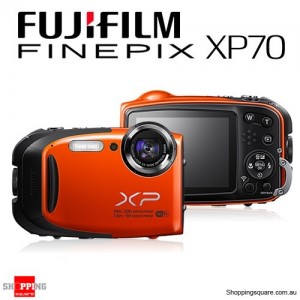 Fujifilm Finepix XP70 Waterproof Camera - Orange