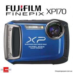 Fujifilm Finepix XP170 Waterproof Dustproof Digital Camera - Blue