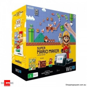 Nintendo 32GB Wii U Console Super Mario Maker Premium Pack
